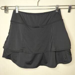 FootJoy Black Skort Layered Skirt Tennis Golf Pickleball